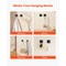 Pack of 4 Adhesive Wall Hooks Self-Adhesive Heavy-Duty Stainless-Steel Towel Coat Hanger
